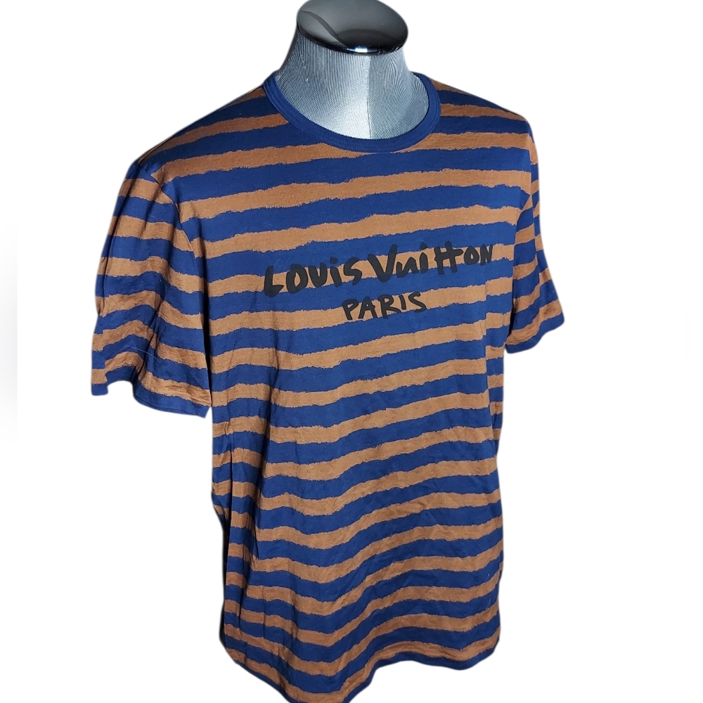 Louis Vuitton | Stephen Sprouse | AW09 | CUT N' SEW | GRAFFITI Striped Tee